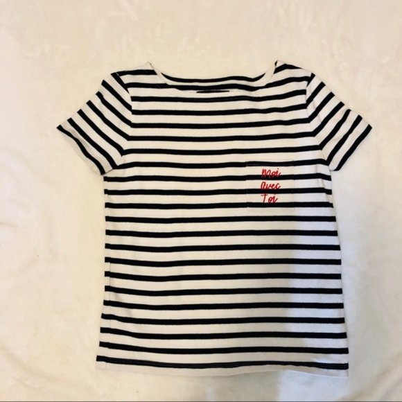 Madewell x Sezane French Striped Top Size XS Top - Picture 3 of 4